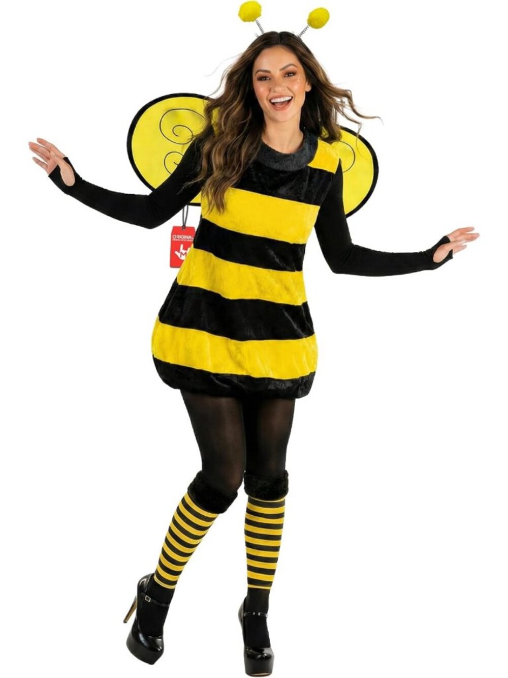 Buzzing Bee Costume for Women - Fun Adult Halloween Outfit, Perfect for Parties